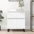 Urbino Sideboard with Storage - White, Engineered Wood