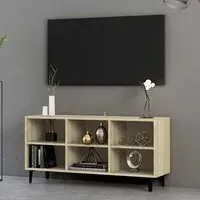 Usra TV Stand with Storage - Sonoma Oak, Engineered Wood