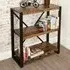 Utica 2-Shelf Bookcase - Satin Lacquer, Reclaimed Wood