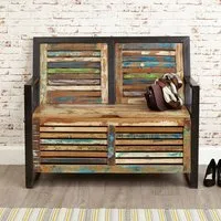 Utica Hallway Storage Bench - Satin Lacquer