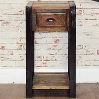 Utica Lamp Table with Drawer - Satin Lacquer