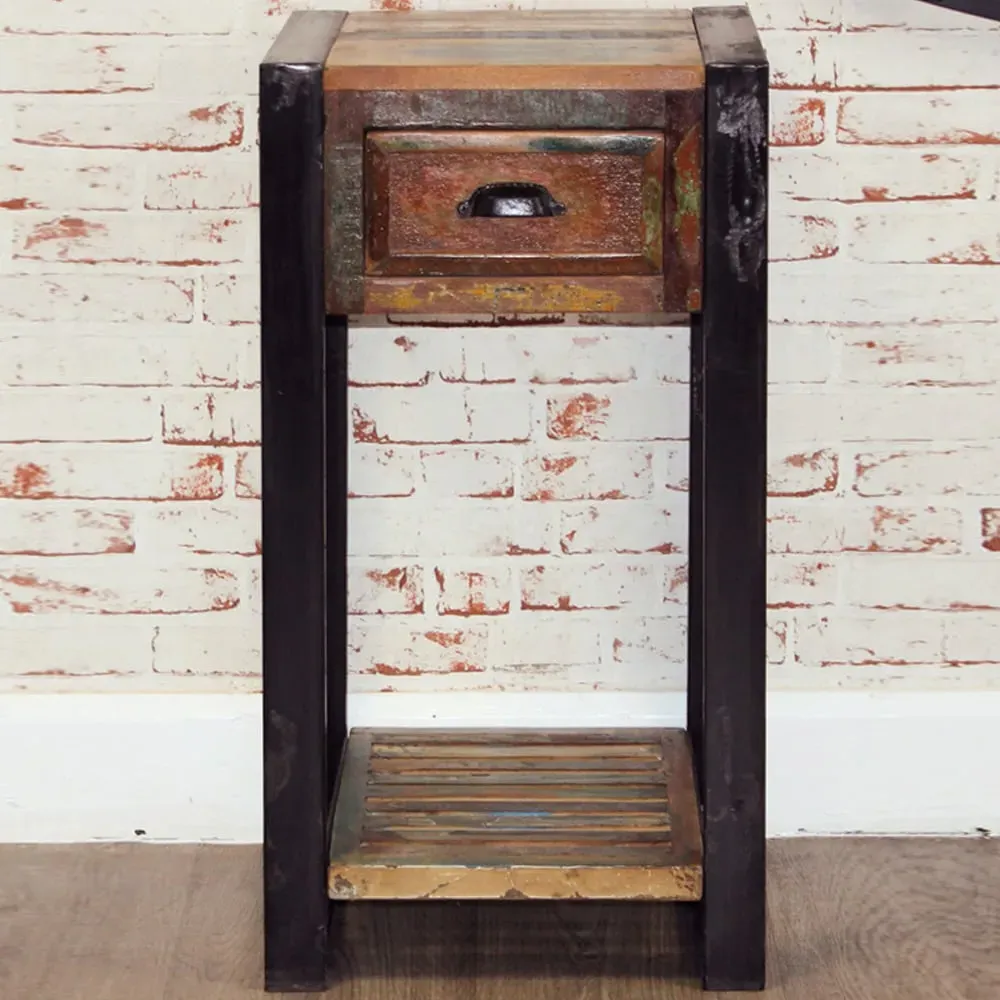 Utica Lamp Table with Drawer - Satin Lacquer image