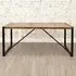 Utica Large Dining Table - Satin Lacquer, Reclaimed Wood
