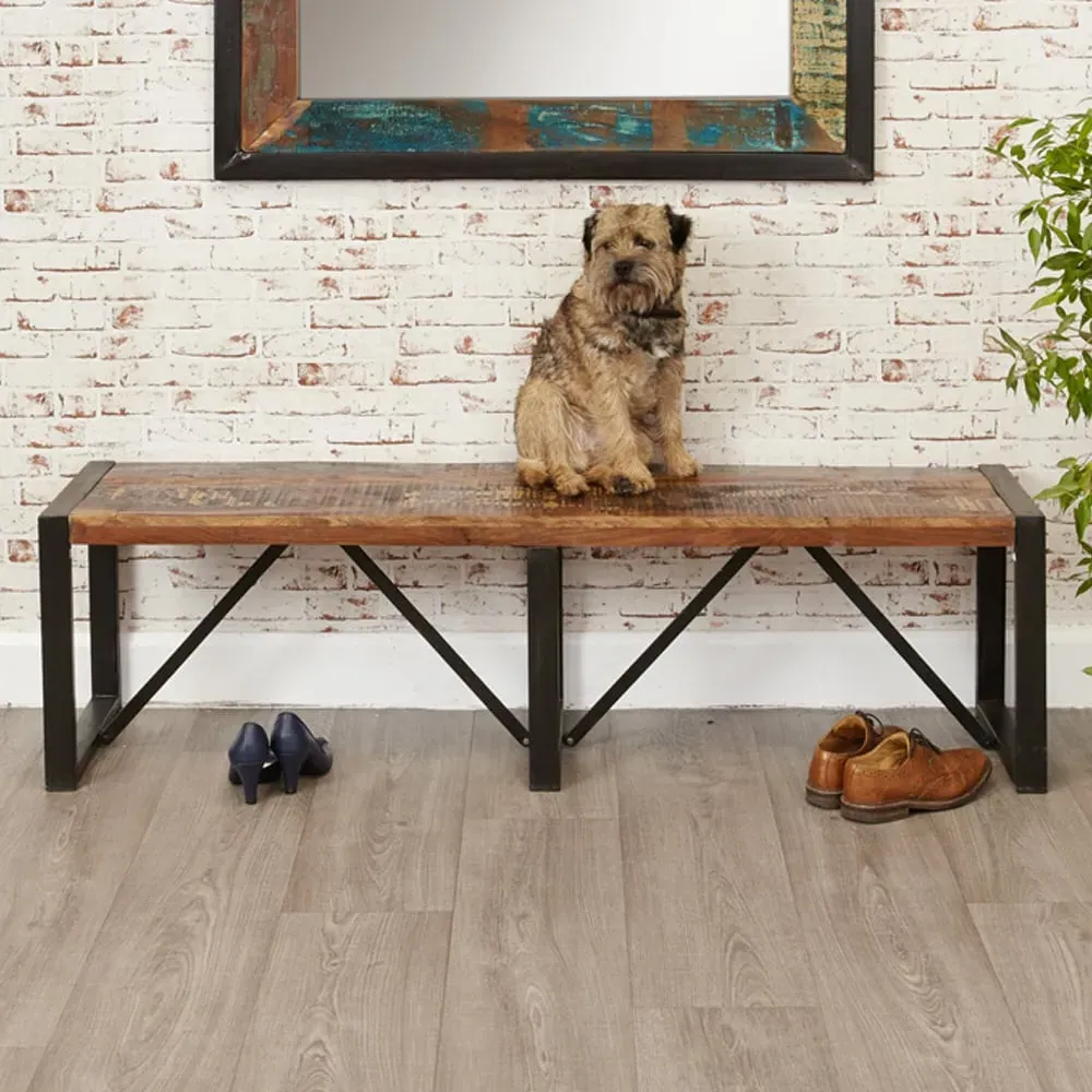 Utica Large Rectangular Dining Bench - Satin Lacquer image