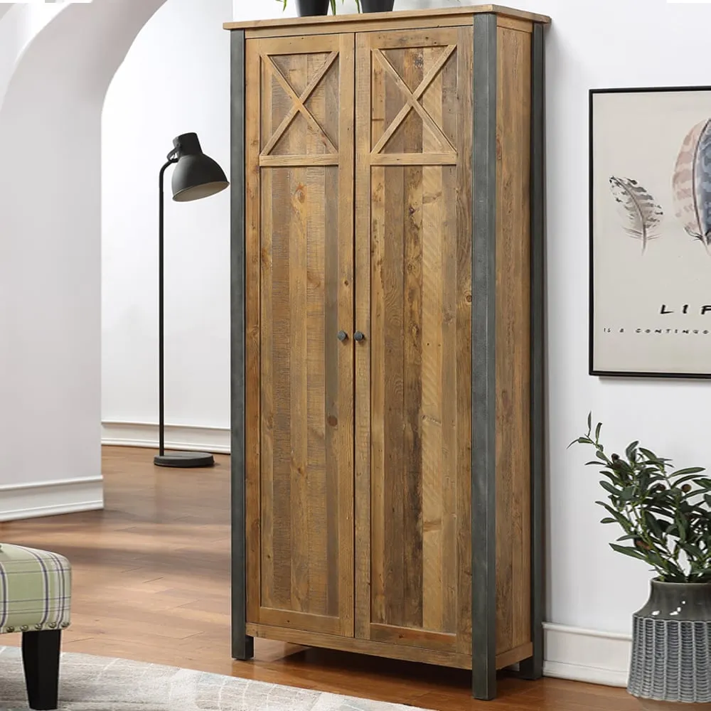 Utica Large Storage Cabinet with 2 Doors - Satin Lacquer image