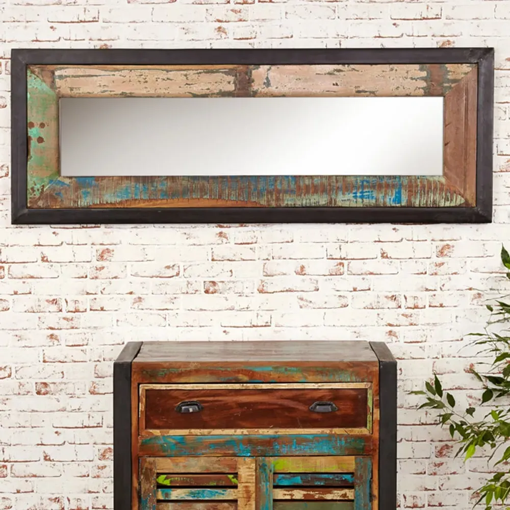 Utica Medium Wall Mirror - Satin Lacquer, Wood