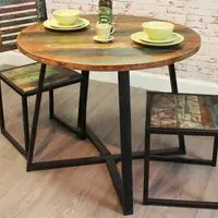 Utica Round Dining Table - Satin Lacquer