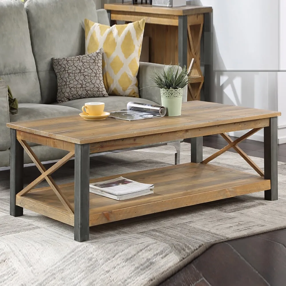 Utica Small Rectangular Coffee Table - Satin Lacquer image