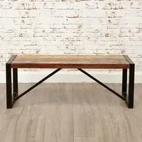 Utica Small Rectangular Dining Bench - Satin Lacquer