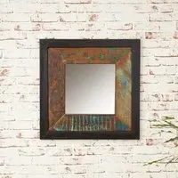 Utica Small Wall Mirror - Satin Lacquer, Wood