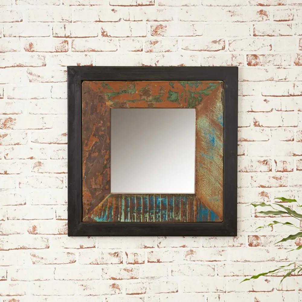 Utica Small Wall Mirror - Satin Lacquer, Wood