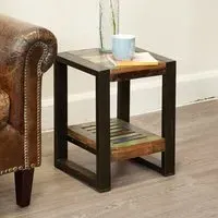 Utica Square Lamp Table - Satin Lacquer