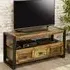 Utica Wooden TV Stand with 3 Drawers - Satin Lacquer