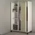 Uxbridge Open Wardrobe with 6 Shelves - White