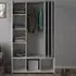Uxbridge Open Wardrobe with 7 Shelves - White