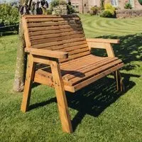 Vail 2-Seater Garden Bench - Natural