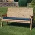 Vail 3-Seater Garden Bench - Natural