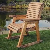 Vail Garden Rocking Armchair - Natural