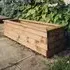 Vail Large Trough Planter - Natural, Wood