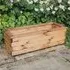 Vail Medium Trough Planter - Natural, Wood