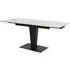 Valencia Ceramic Marble Extending Dining Table - White