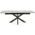 Valerio Ceramic Extending Dining Table - Grey