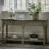 Valletta Console Table with 2 Drawers - Natural, Marble