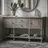 Valletta Sideboard with 2 Doors 2 Drawers - Natural, Marble