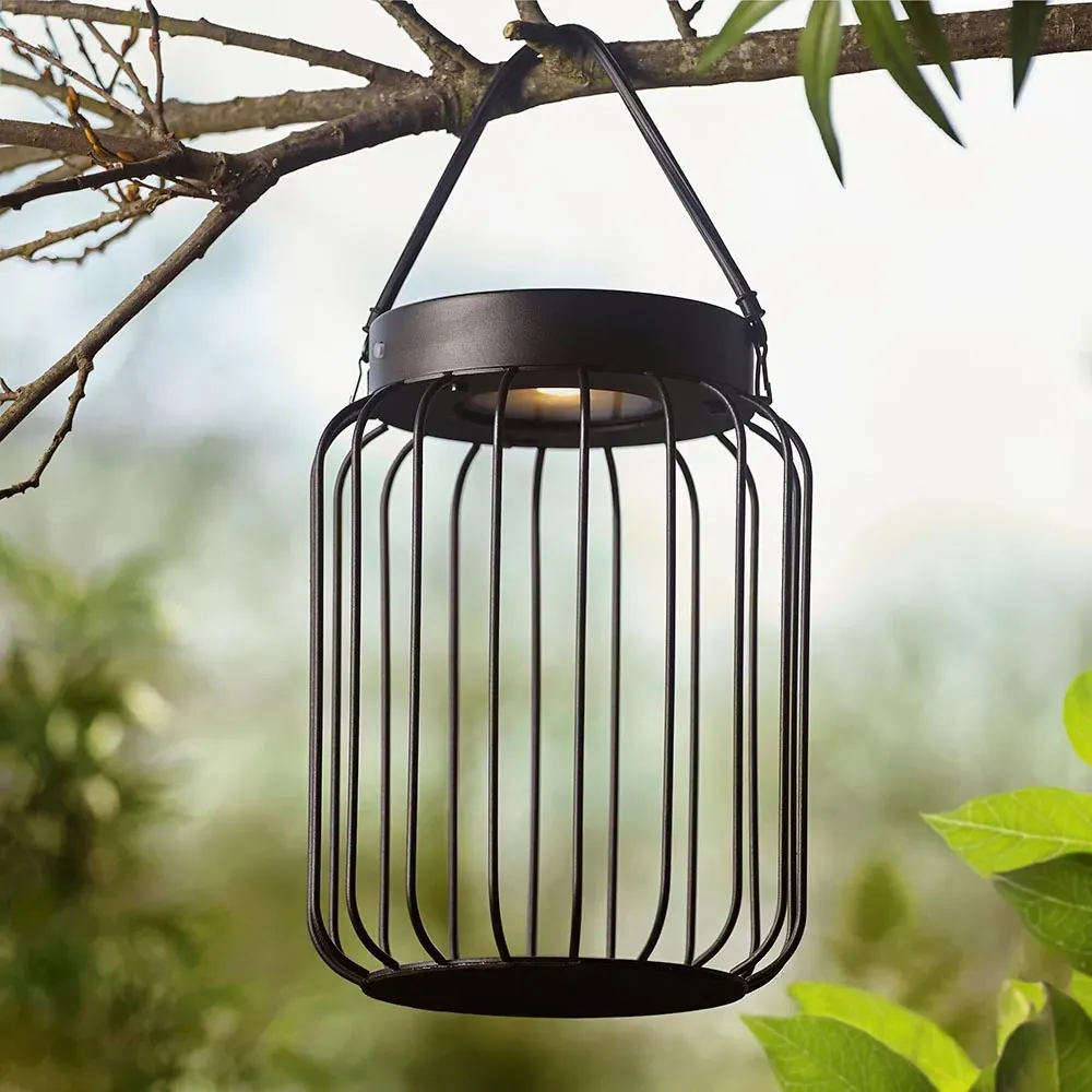 Valrico Rechargeable Table Lamp - Matt Black, Metal