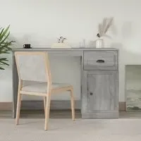 Vance Computer Desk with Storage - Grey Sonoma Oak