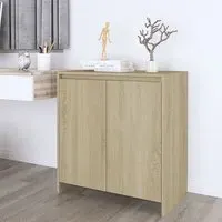 Variel 2 Door Sideboard - Sonoma Oak, Engineered Wood