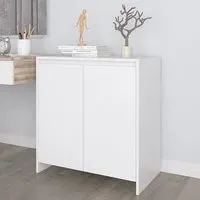 Variel 2 Door Sideboard - White, Engineered Wood