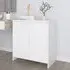Variel 2 Door Sideboard - White, Engineered Wood