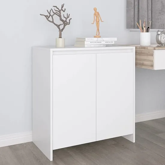 Variel 2 Door Sideboard - White, Engineered Wood