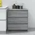 Variel 3-Drawer Chest of Drawers - Grey Sonoma Oak