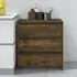 Variel 3-Drawer Chest of Drawers - Smoked Oak, Engineered Wood