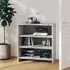 Variel 3-Shelf Bookcase - Concrete Effect, Engineered Wood