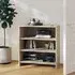 Variel 3-Shelf Bookcase - Sonoma Oak, Engineered Wood