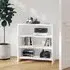 Variel 3-Shelf Bookcase - White, Engineered Wood