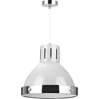 Varmora 1 Light Pendant Light - Grey, Metal