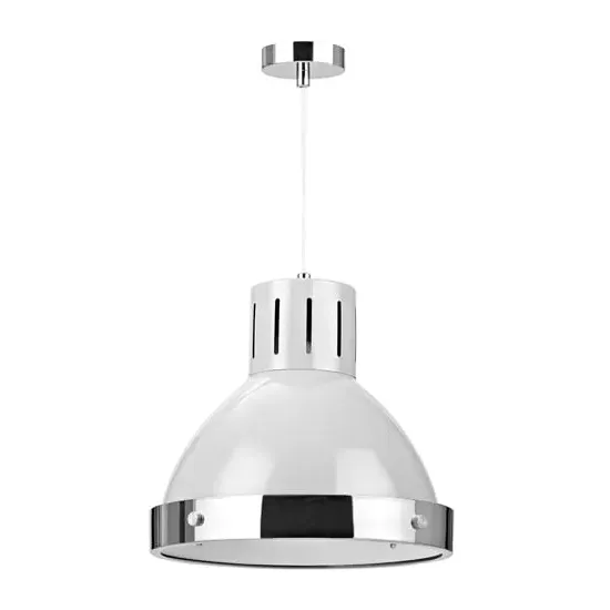 Varmora 1 Light Pendant Light - Grey, Metal