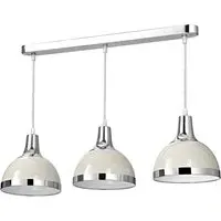 Varmora 3 Shade Pendant Light - Clay, Metal