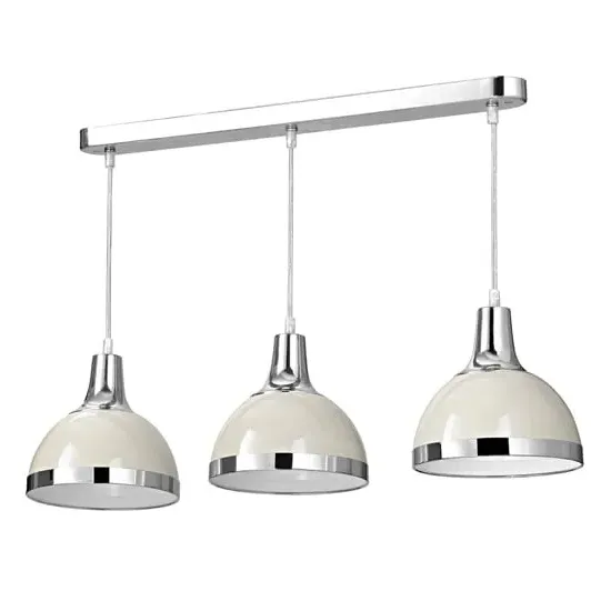 Varmora 3 Shade Pendant Light - Clay, Metal