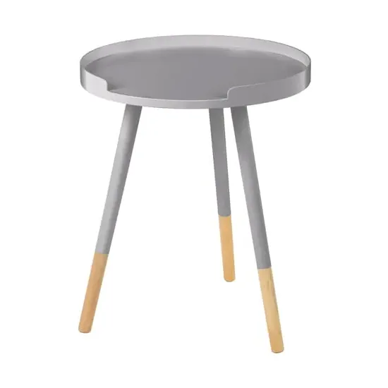 Varna Round Side Table - Grey image