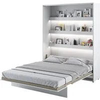 Vashon Vertical Wall King Size Bed - White