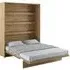 Vashon Vertical Wall Super King Size Bed - Artisan Oak