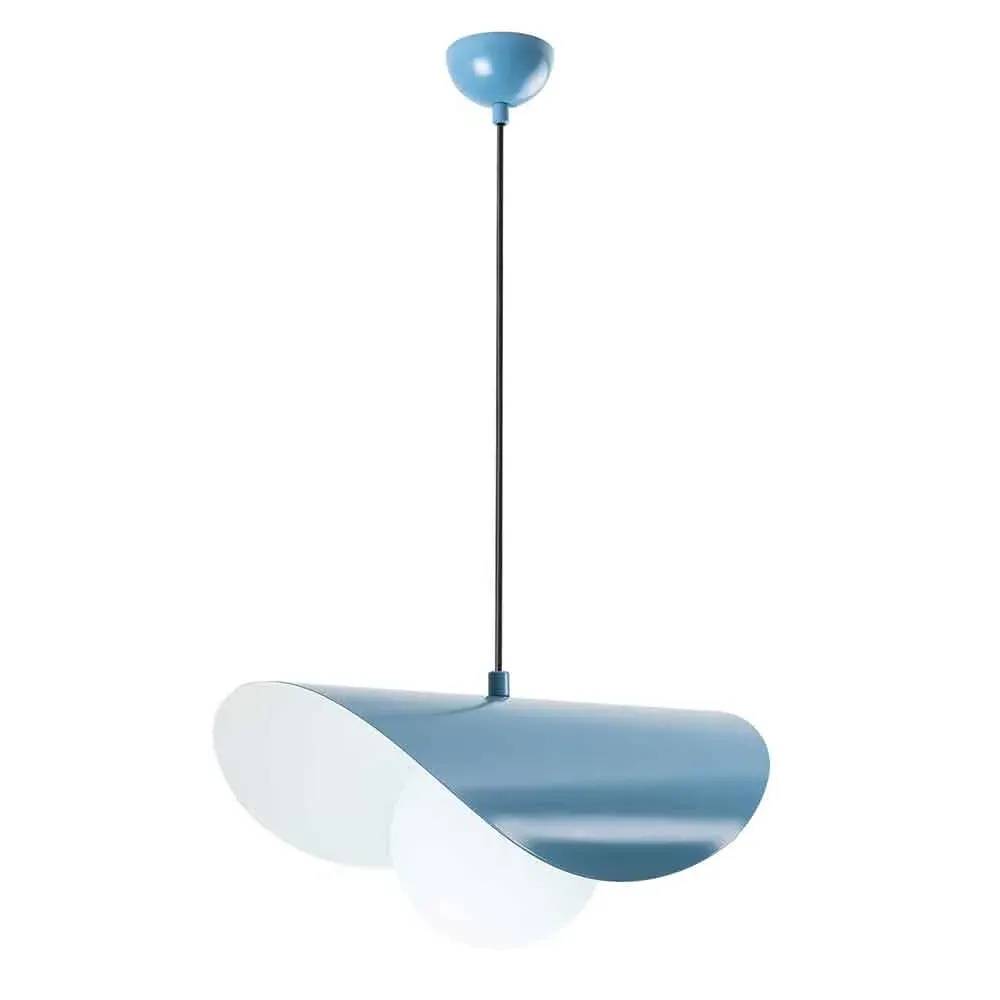 Vatoz Ceiling Pendant Light - Light Blue Metal product