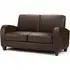Vaughn 2-Seater Sofa - Chestnut, Faux Leather