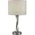 Vegas LED Twist Table Lamp - Satin Silver