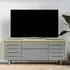 Vejle TV Stand with 2 Doors and 2 Drawers - Grey, Wood